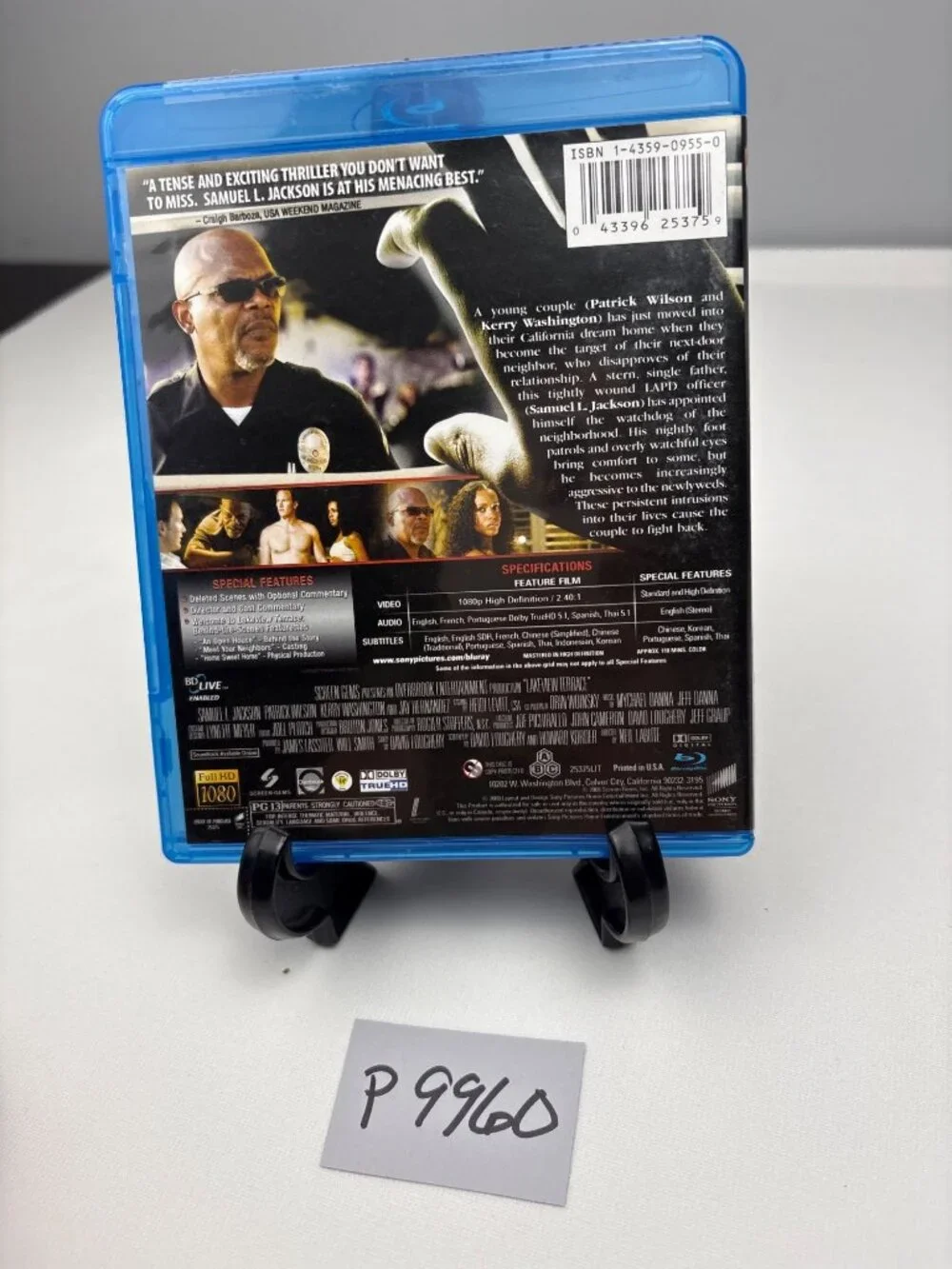 Lakeview Terrace Blu-Ray Starring Samuel Jackson a Thrilling Neighborly Drama